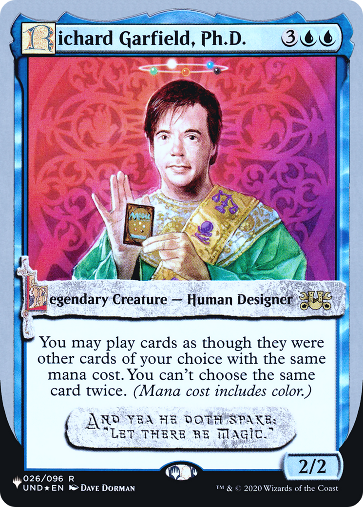 Richard Garfield, Ph.D. (Unfinity Foil Edition) [The List]-1