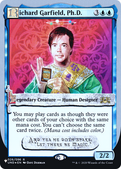 Richard Garfield, Ph.D. (Unfinity Foil Edition) [The List]-1