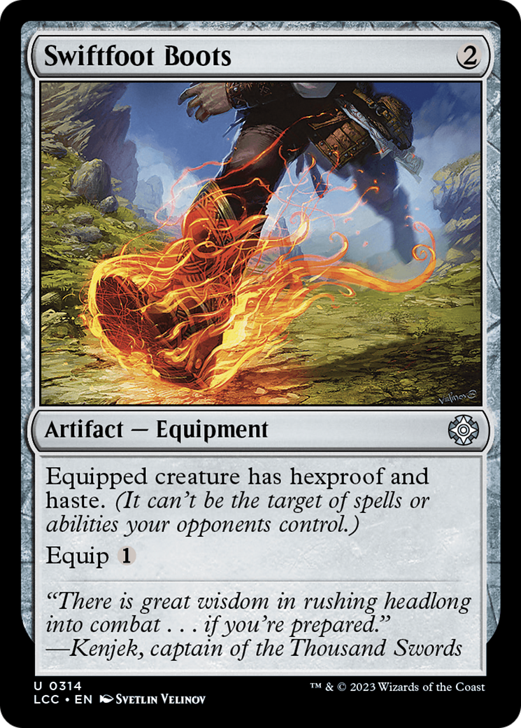 Swiftfoot Boots [The Lost Caverns of Ixalan Commander]-1
