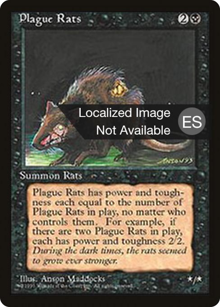 Plague Rats [Fourth Edition Foreign Black Border]-1