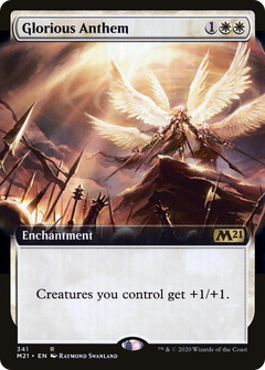 Glorious Anthem (Extended Art) [Core Set 2021]-1