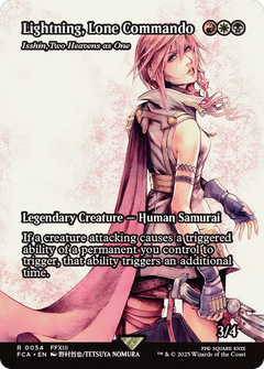 Lightning, Lone Commando - Isshin, Two Heavens as One (Showcase) [FINAL FANTASY : Through the Ages]-1