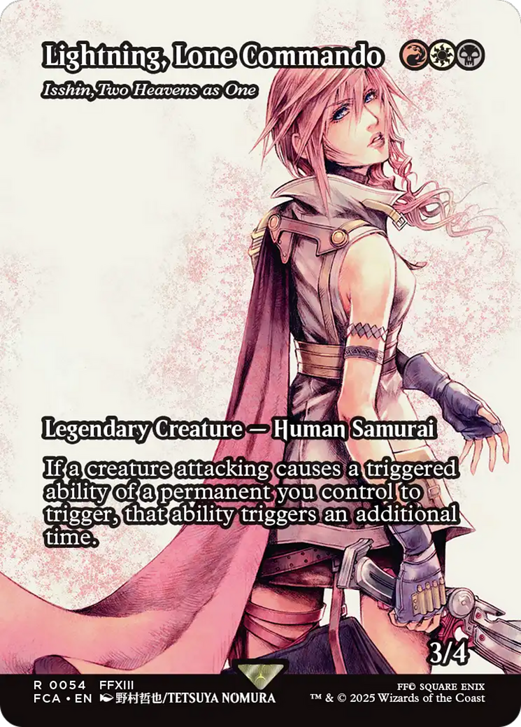 Lightning, Lone Commando - Isshin, Two Heavens as One (Showcase) [FINAL FANTASY : Through the Ages]-1