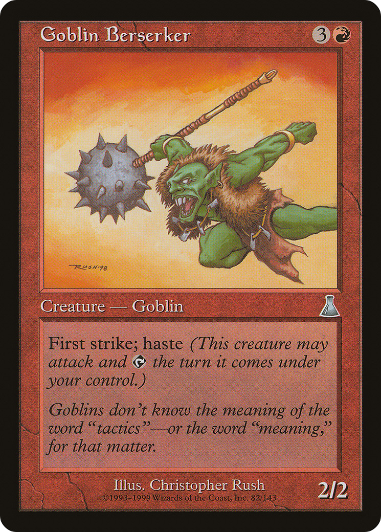 Goblin Berserker [Urza's Destiny]-1
