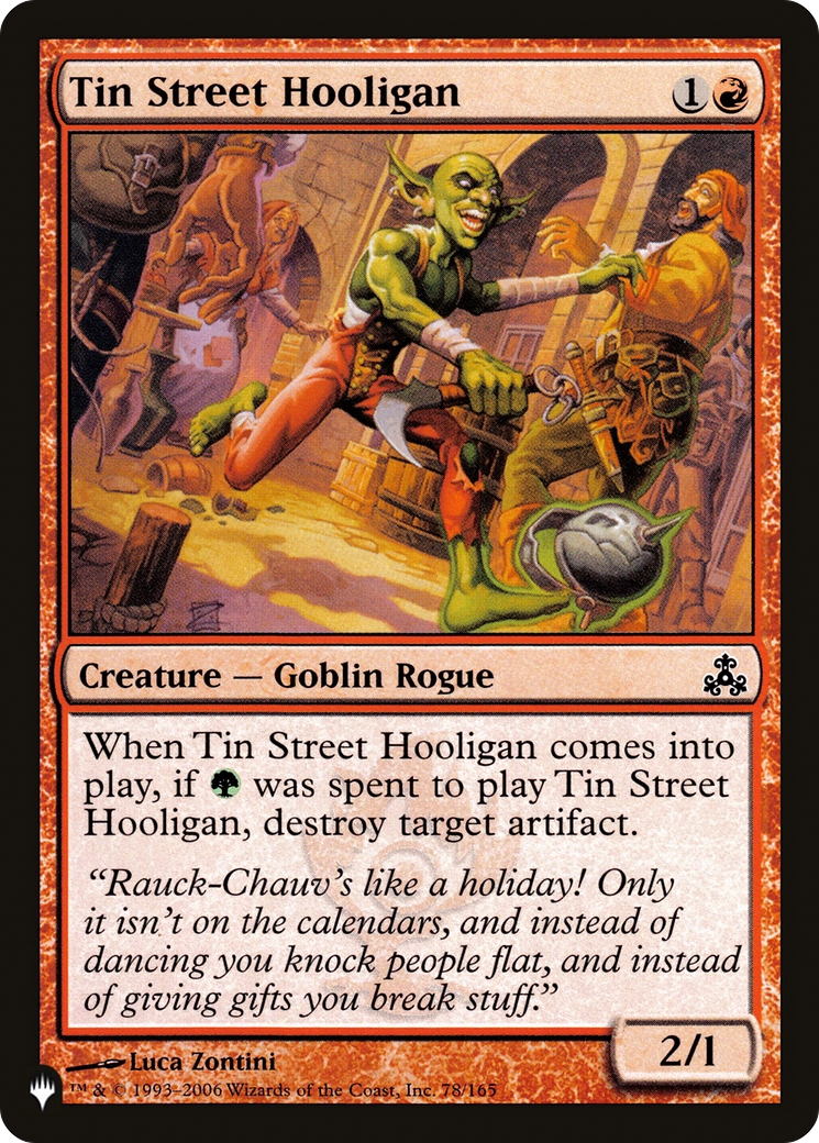 Tin Street Hooligan [The List]-1