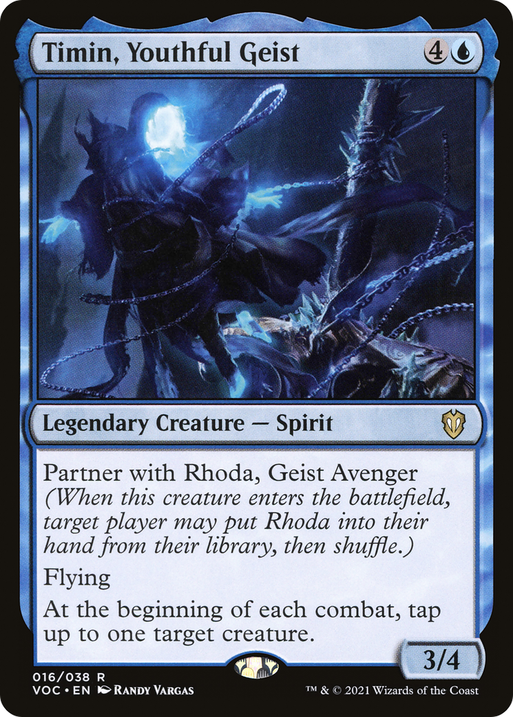Timin, Youthful Geist [Innistrad: Crimson Vow Commander]-1