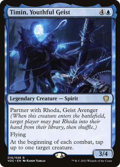Timin, Youthful Geist [Innistrad: Crimson Vow Commander]-1