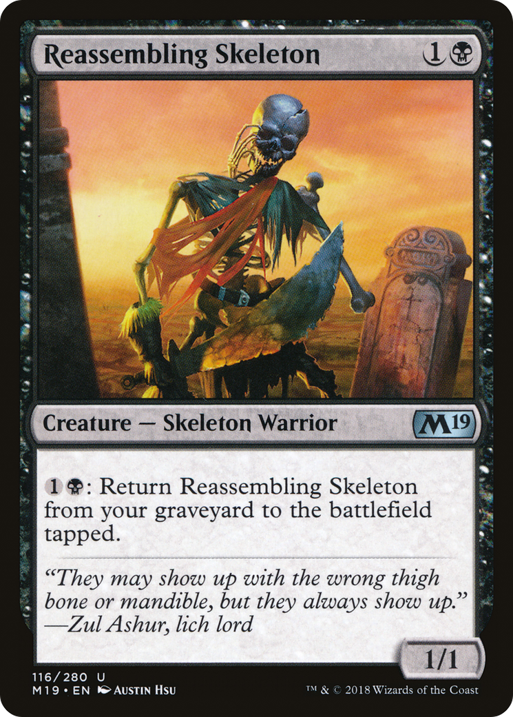 Reassembling Skeleton [Core Set 2019]-1