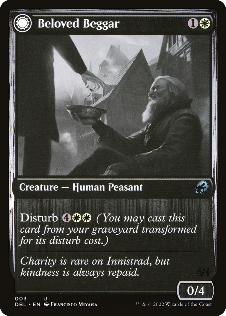Beloved Beggar // Generous Soul [Innistrad: Double Feature]-3