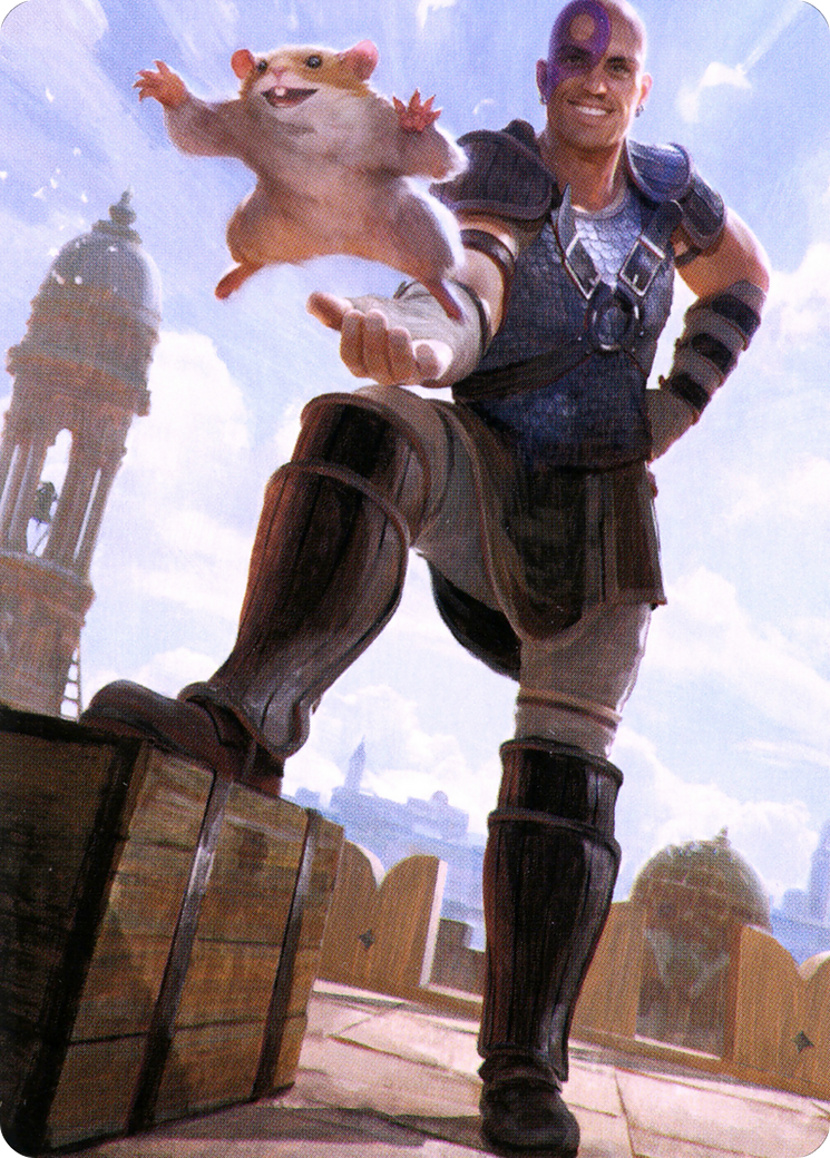 Minsc & Boo, Timeless Heroes // Minsc & Boo, Timeless Heroes (ACLB-072) - Battle for Baldur's Gate Art Series (Borderless) Foil-1