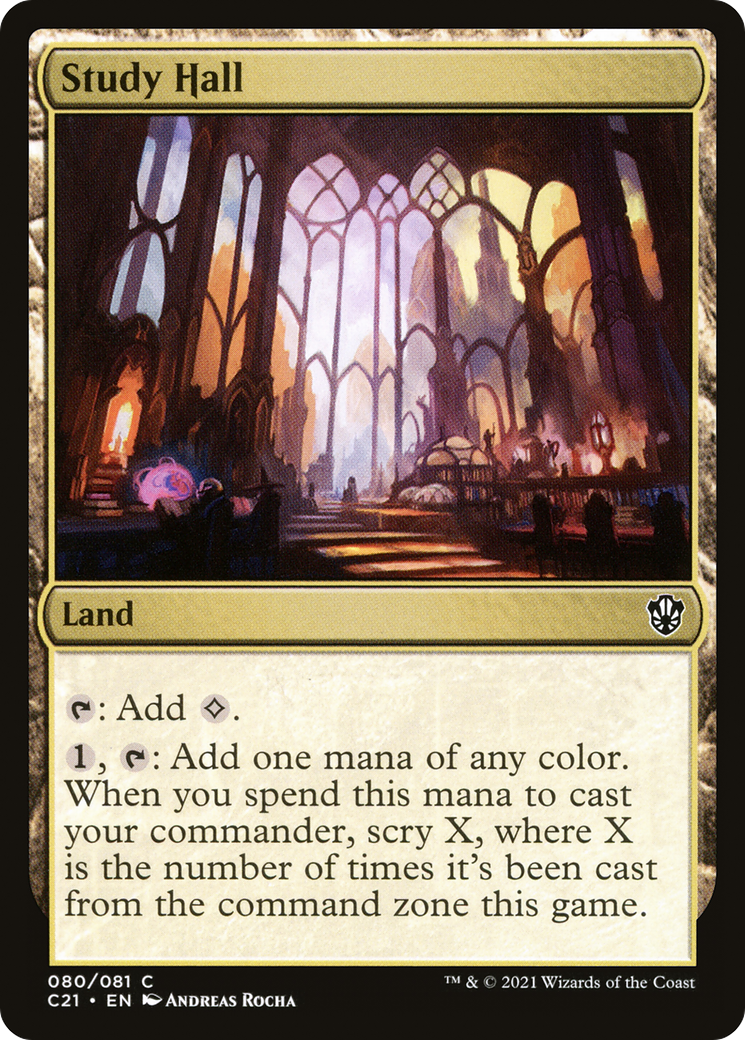 Study Hall [Commander 2021]-1