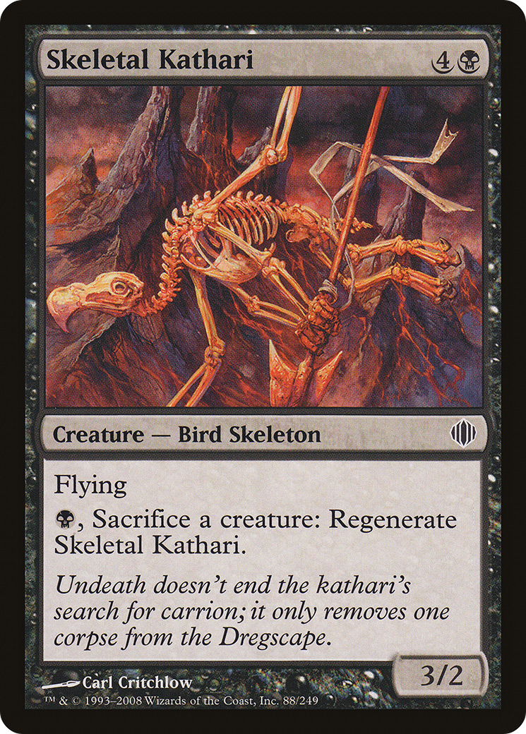 Skeletal Kathari [Shards of Alara]-1