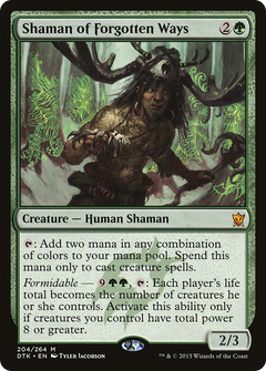 Shaman of Forgotten Ways [Dragons of Tarkir]-1