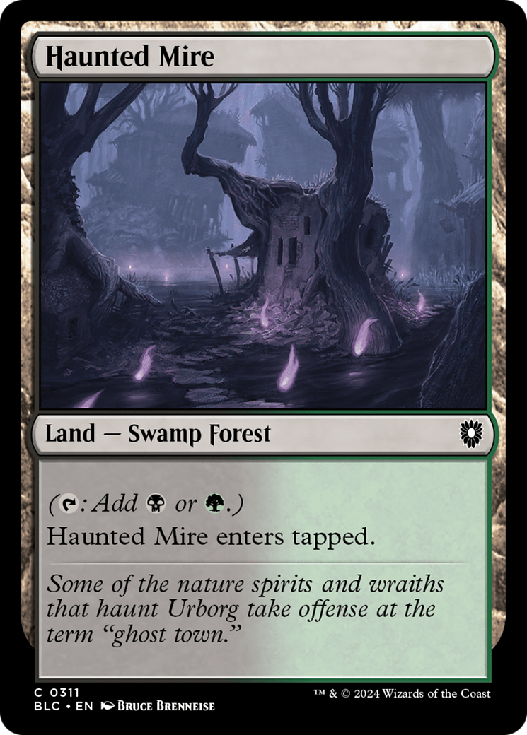Haunted Mire [Bloomburrow Commander]-1