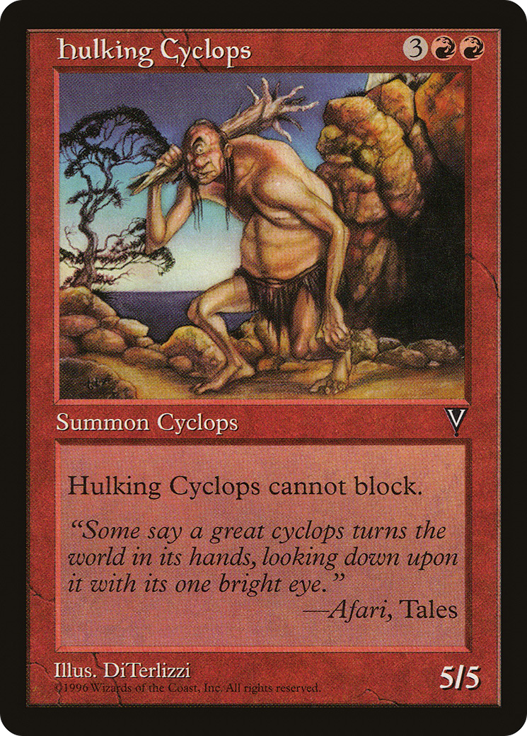Hulking Cyclops [Visions]-1
