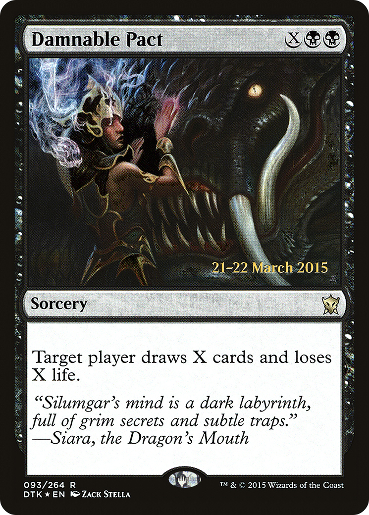 Damnable Pact [Dragons of Tarkir Prerelease Promos]-1