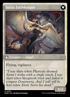 Invasion of Dominaria // Serra Faithkeeper [March of the Machine]-2