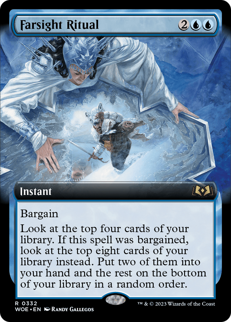Farsight Ritual (Extended Art) [Wilds of Eldraine]-1