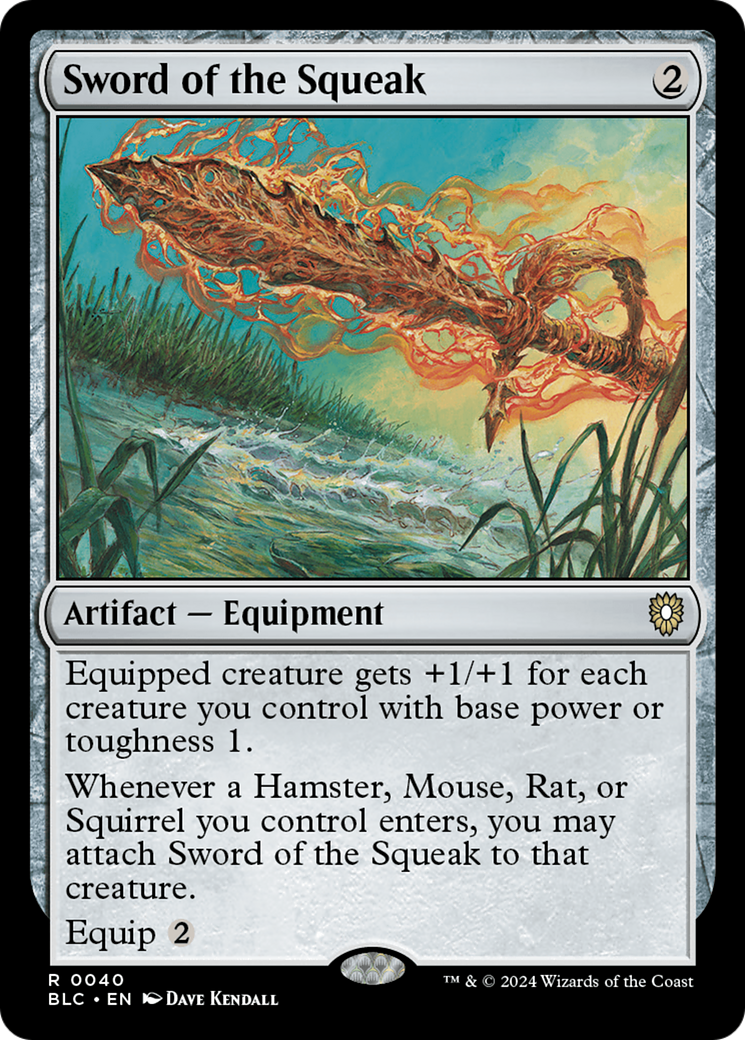 Sword of the Squeak [Bloomburrow Commander]-1