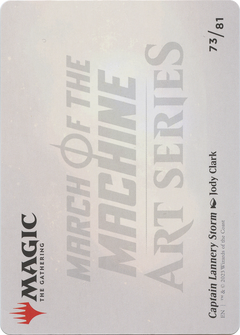 Captain Lannery Storm // Captain Lannery Storm (AMOM-073) - March of the Machine Art Series (Borderless)-2