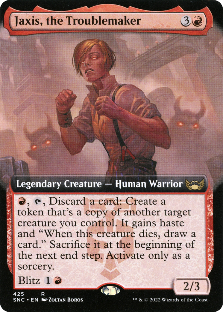 Jaxis, the Troublemaker (Extended Art) [Streets of New Capenna]-1