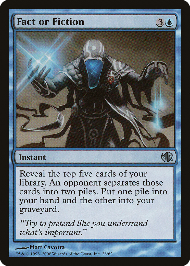 Fact or Fiction [Duel Decks: Jace vs. Chandra]-1