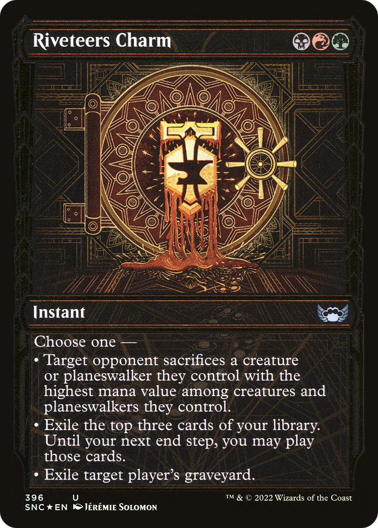Riveteers Charm (Showcase Golden Age Gilded Foil) [Streets of New Capenna]-1