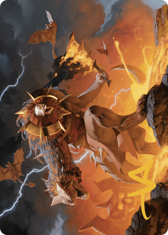 Ojer Axonil, Deepest Might // Ojer Axonil, Deepest Might (ALCI-020) - The Lost Caverns of Ixalan Art Series (Borderless) Foil-1