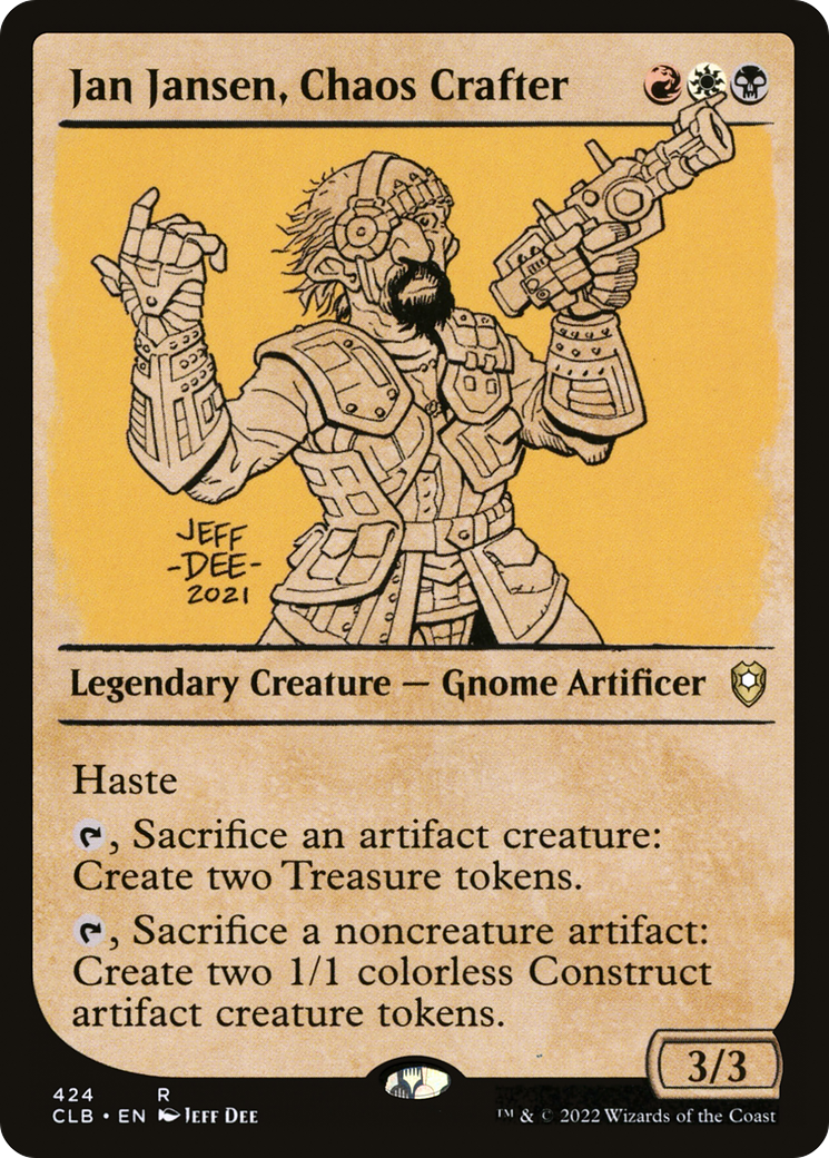 Jan Jansen, Chaos Crafter (Showcase) [Commander Legends: Battle for Baldur's Gate]-1
