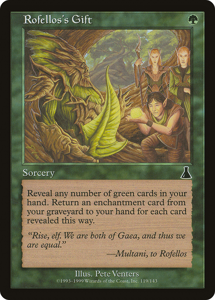 Rofellos's Gift [Urza's Destiny]-1