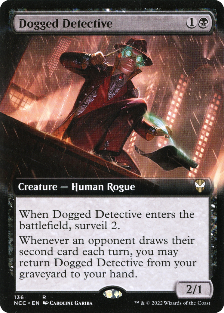 Dogged Detective (Extended Art) [Streets of New Capenna Commander]-1