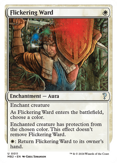 Flickering Ward (White Border) [Mystery Booster 2]-1