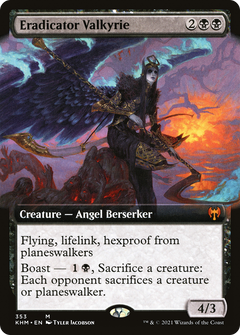 Eradicator Valkyrie (Extended Art) [Kaldheim]-1