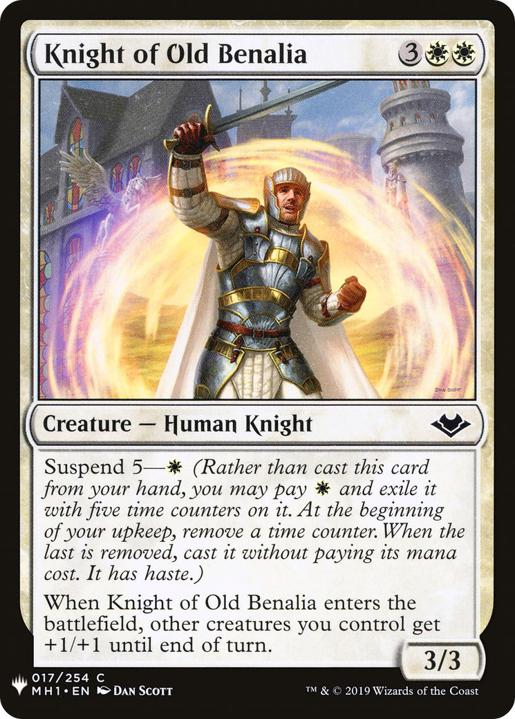 Knight of Old Benalia [Mystery Booster]-1