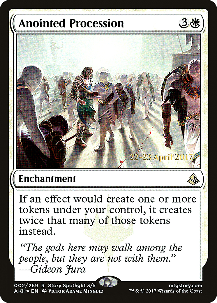 Anointed Procession [Amonkhet Prerelease Promos]-1