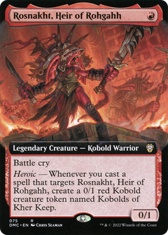 Rosnakht, Heir of Rohgahh (Extended Art) [Dominaria United Commander]-1