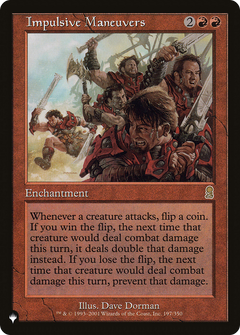 Impulsive Maneuvers [Secret Lair: Heads I Win, Tails You Lose]-1