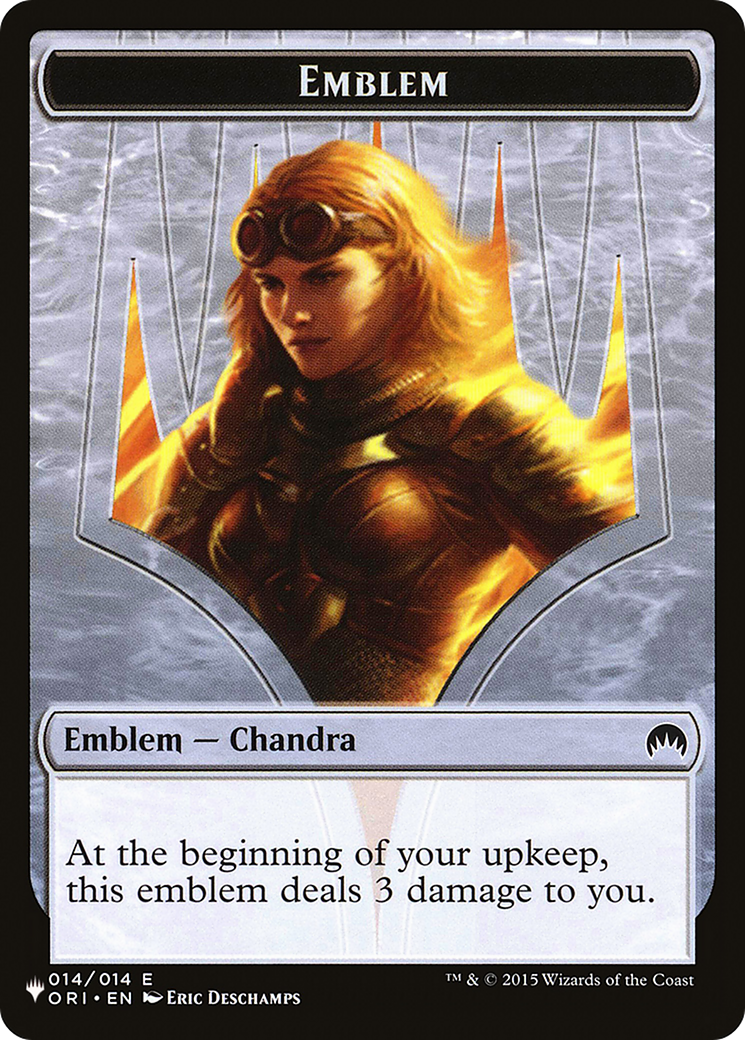 Chandra, Roaring Flame Emblem (PLST-TORI-14) - The List-1