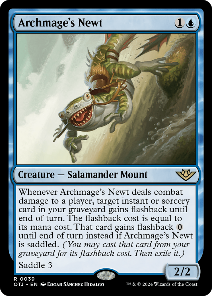 Archmage's Newt [Outlaws of Thunder Junction]-1