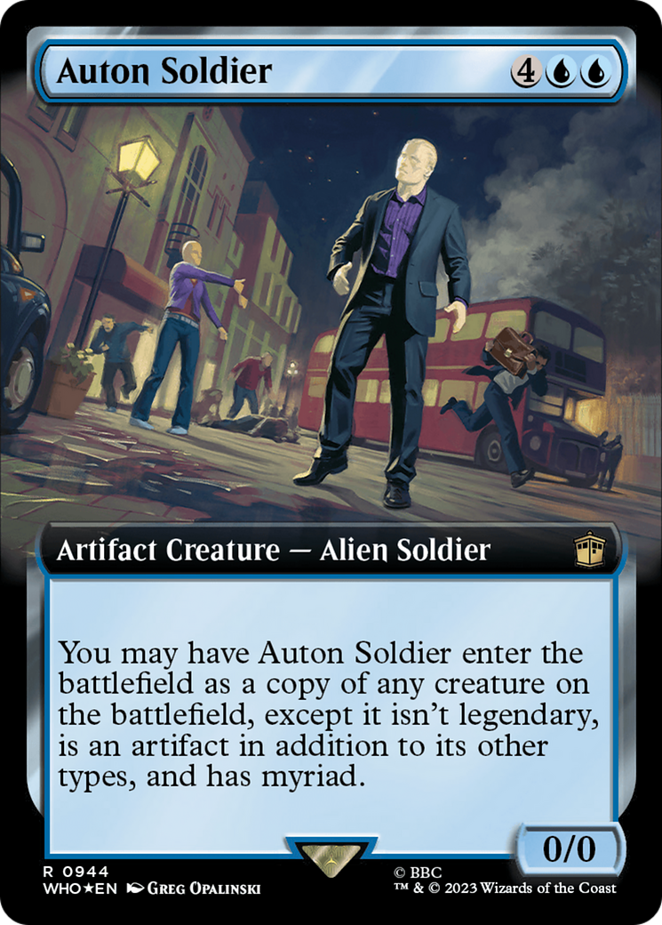 Auton Soldier (Extended Art) (Surge Foil) [Doctor Who]-1