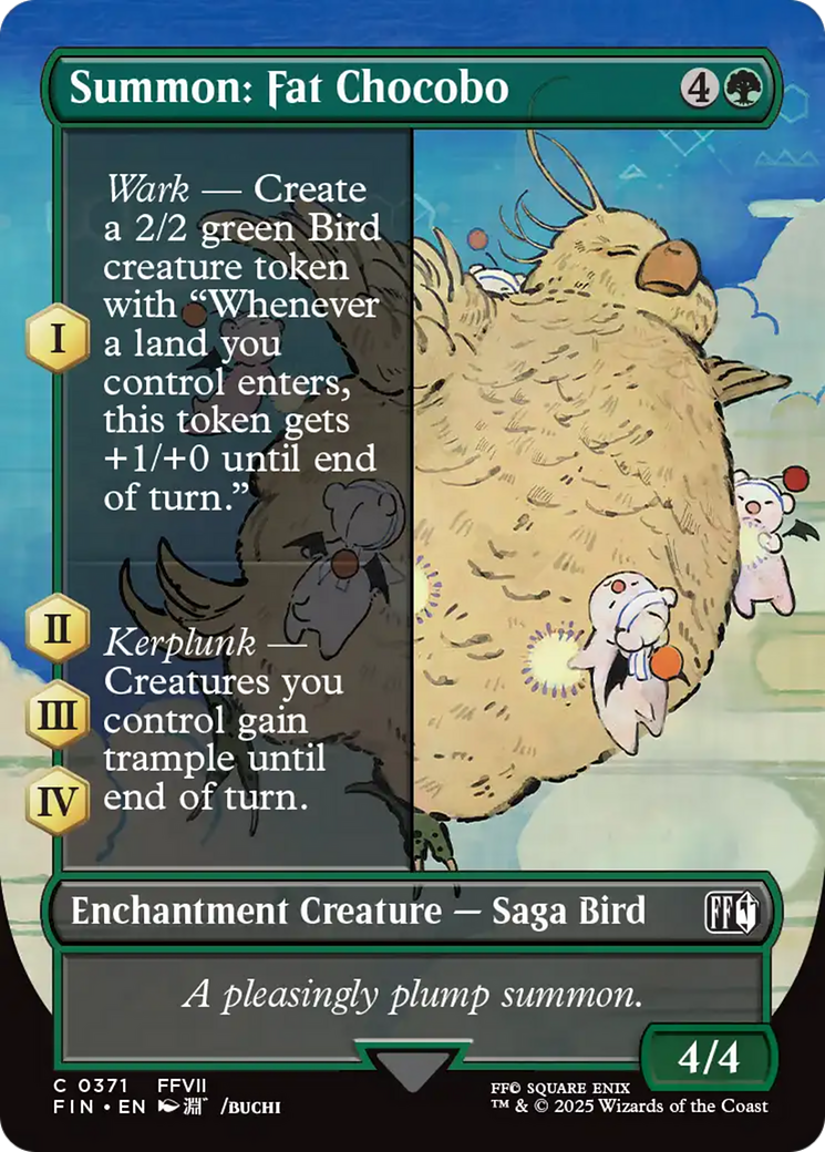 Summon: Fat Chocobo (Borderless) [FINAL FANTASY]-1