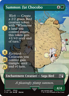 Summon: Fat Chocobo (Borderless) [FINAL FANTASY]-1