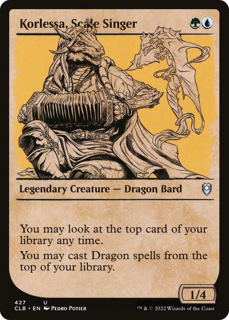 Korlessa, Scale Singer (Showcase) [Commander Legends: Battle for Baldur's Gate]-1