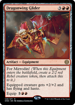 Dragonwing Glider (Promo Pack) [Phyrexia: All Will Be One Promos]-1