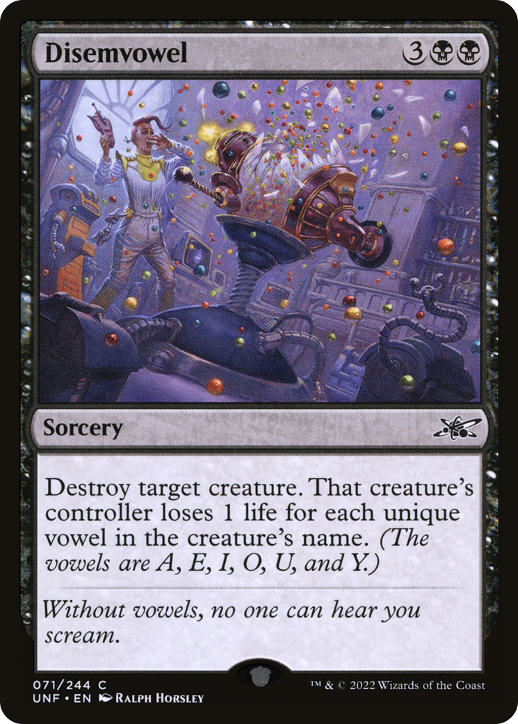 Disemvowel [Unfinity]-1