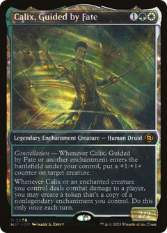 Calix, Guided by Fate (Showcase Halo Foil) [March of the Machine: The Aftermath]-1