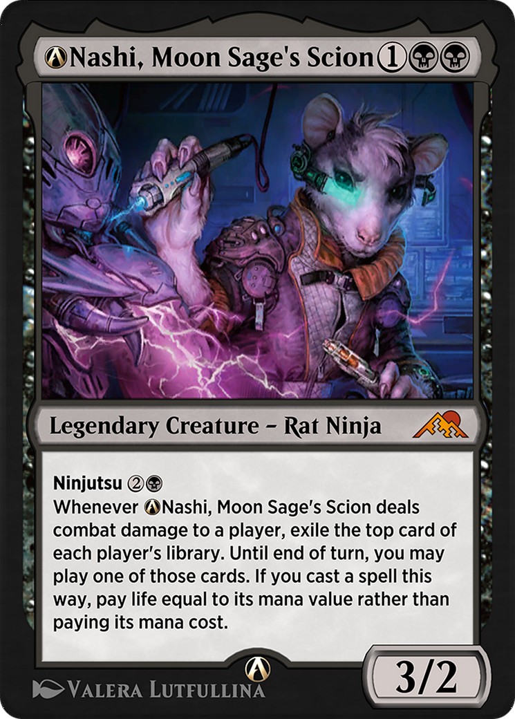 A-Nashi, Moon Sage's Scion (NEO-A-114) - Kamigawa: Neon Dynasty-1