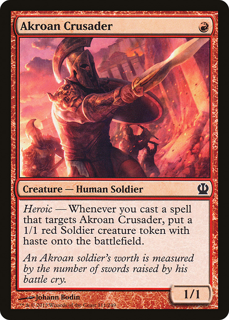 Akroan Crusader [Theros]-1