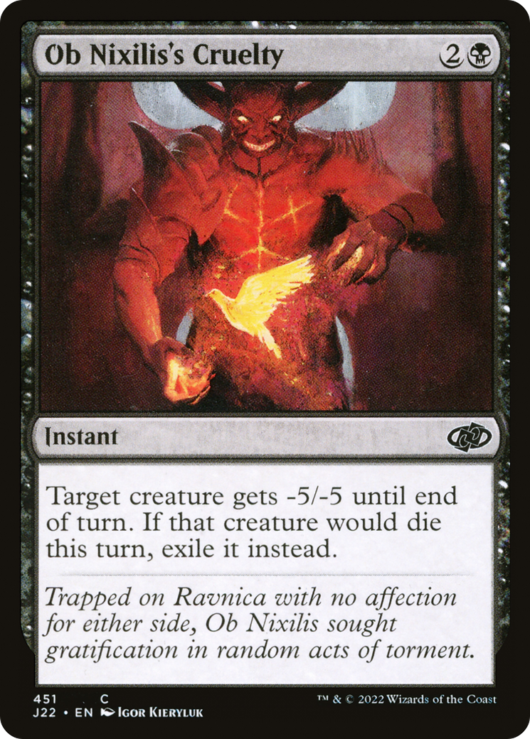 Ob Nixilis's Cruelty [Jumpstart 2022]-1