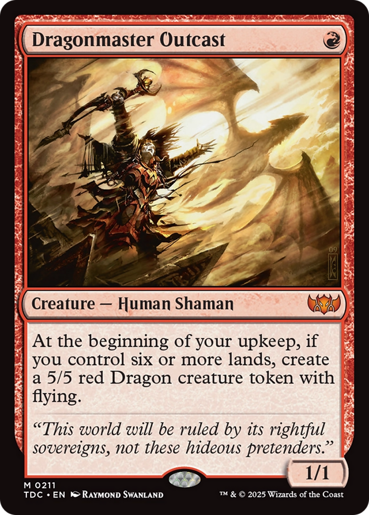 Dragonmaster Outcast [Tarkir: Dragonstorm Commander]-1